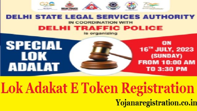 Lok Adalat Token Registration 2023, delhitrafficpolice.nic.in notice, lok adalat Appointment Online