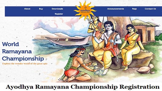 Ayodhya Ramayana Championship 2023 Registration, Login, Dates, Winners List @ ayodhyachamps.com