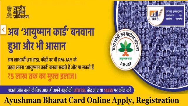 Ayushman Bharat Card Online Apply, ABHA Card Registration, List @ pmjay.gov.in