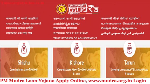 PM Mudra Loan Yojana Apply Online, Login, Interest Rate, Form PDF @ www.mudra.org.in